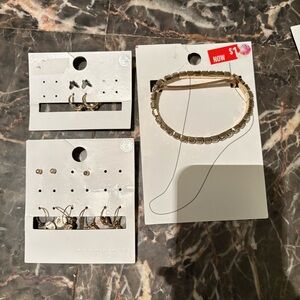 Forever 21 Gold and Silver Jewelry Set